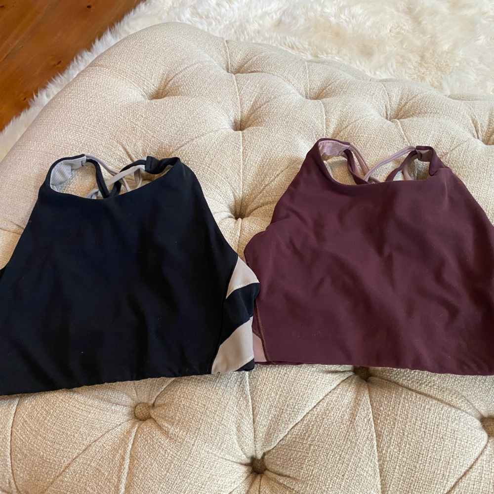 2 Athleta hyper focused bras, size small